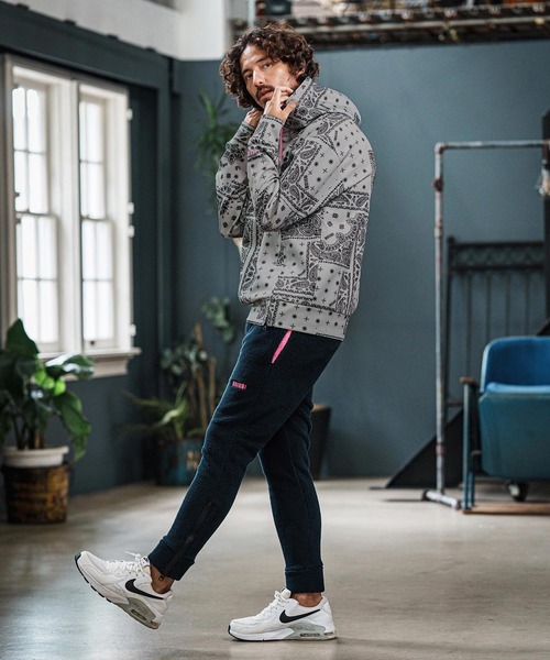 felkod(フィルコッド)の「mpa3927-Bandana Cardboard Knit Zip Accent Parka パーカー(F25F090)(パーカー・メンズ・ホワイト/ライトグレー/ブラック・S/M/L)」の13枚目の写真
