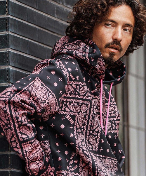 felkod(フィルコッド)の「mpa3927-Bandana Cardboard Knit Zip Accent Parka パーカー(F25F090)(パーカー・メンズ・ホワイト/ライトグレー/ブラック・S/M/L)」の16枚目の写真