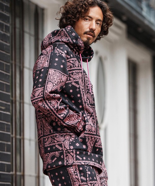 felkod(フィルコッド)の「mpa3927-Bandana Cardboard Knit Zip Accent Parka パーカー(F25F090)(パーカー・メンズ・ホワイト/ライトグレー/ブラック・S/M/L)」の17枚目の写真