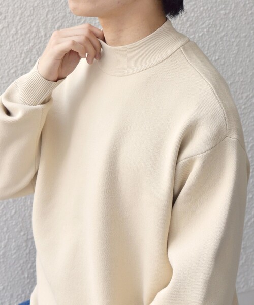 セール】SHIPS any:〈手洗い可能〉RETENTION リラックス モックネック