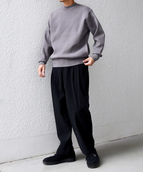 セール】SHIPS any:〈手洗い可能〉RETENTION リラックス モックネック