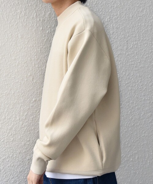 セール】SHIPS any:〈手洗い可能〉RETENTION リラックス モックネック