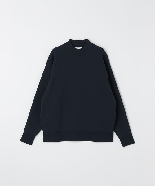 SHIPS any:〈手洗い可能〉RETENTION リラックス モックネック ニット