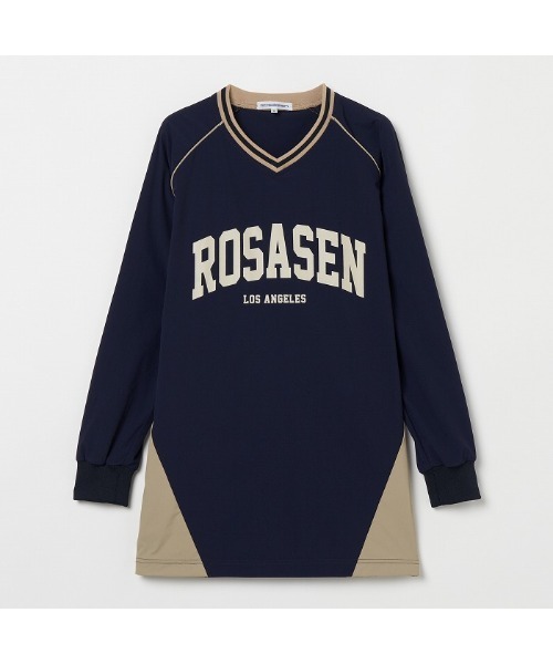 ROSASEN(ロサーセン)の「【Rosasen/GOLF】A-Line バイカラー ドロスト チュニック(その他トップス・レディース・ネイビー/ボルドー・42/40)」の2枚目の写真