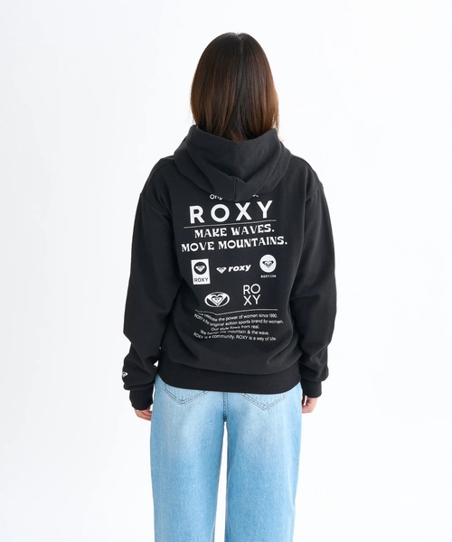 ROXY(ロキシー)の「HISTORICAL LOGO ZIP /ロキシーロゴバックプリントジップアップパーカー・フーディー(パーカー・レディース・ブラック/ピンク/グレー/ホワイト・SMALL/MEDIUM/LARGE)」の12枚目の写真