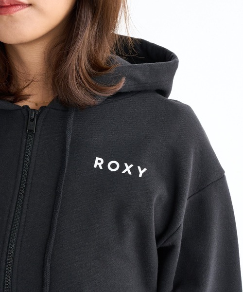 ROXY(ロキシー)の「HISTORICAL LOGO ZIP /ロキシーロゴバックプリントジップアップパーカー・フーディー(パーカー・レディース・ブラック/ピンク/グレー/ホワイト・SMALL/MEDIUM/LARGE)」の14枚目の写真
