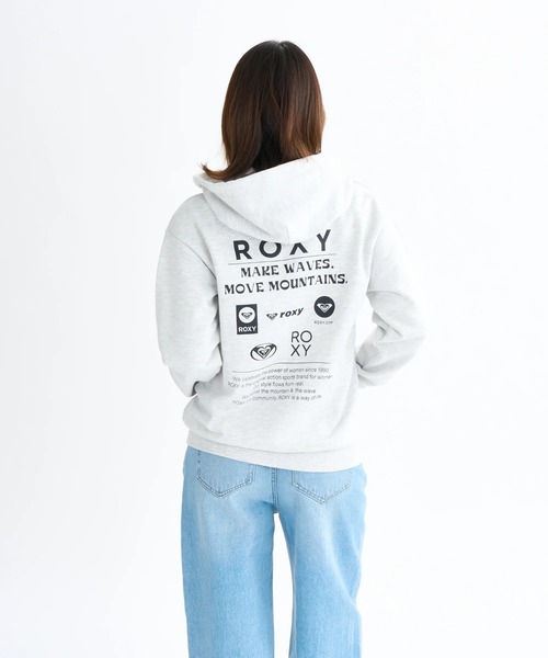 ROXY(ロキシー)の「HISTORICAL LOGO ZIP /ロキシーロゴバックプリントジップアップパーカー・フーディー(パーカー・レディース・ブラック/ピンク/グレー/ホワイト・SMALL/MEDIUM/LARGE)」の20枚目の写真