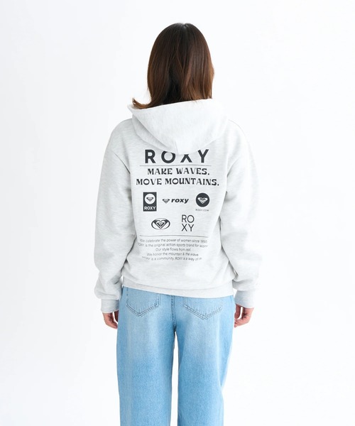 ROXY(ロキシー)の「HISTORICAL LOGO ZIP /ロキシーロゴバックプリントジップアップパーカー・フーディー(パーカー・レディース・ブラック/ピンク/グレー/ホワイト・SMALL/MEDIUM/LARGE)」の22枚目の写真