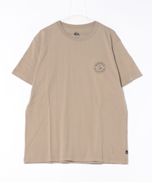 Quiksilver(クイックシルバー)の「CIRCLE ST /クイックシルバーバックプリント半袖Tシャツ(Tシャツ/カットソー・メンズ・カーキ/ブラック/ホワイト・LARGE/MEDIUM/X-LARGE)」の1枚目の写真