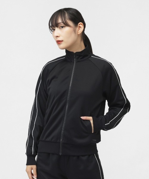 TIGORA(ティゴラ)の「ティゴラ TIGORA トラックジャケット(ジャージ・レディース・ネイビー/ブラック・S/L/XL/M)」の2枚目の写真