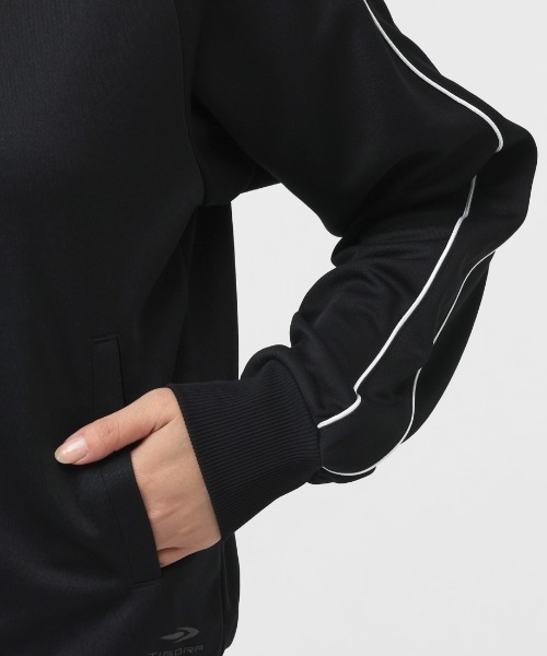 TIGORA(ティゴラ)の「ティゴラ TIGORA トラックジャケット(ジャージ・レディース・ネイビー/ブラック・S/L/XL/M)」の7枚目の写真