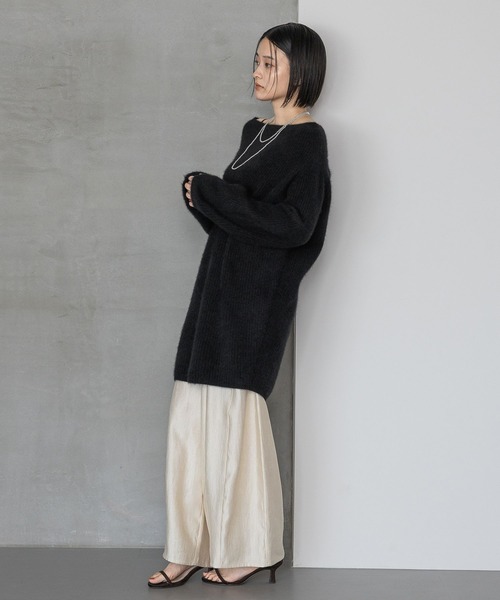 A part by（アパートバイ）の「ラクーンミニワンピース（ワンピース・レディース・グレー/ブラック/キャメル・FREE）」の12枚目の写真