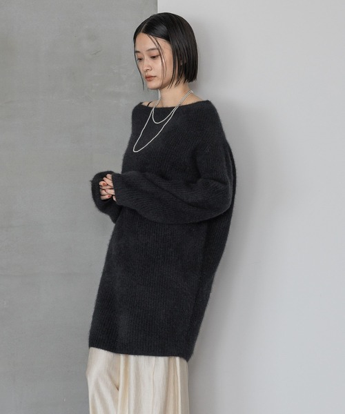 A part by（アパートバイ）の「ラクーンミニワンピース（ワンピース・レディース・グレー/ブラック/キャメル・FREE）」の10枚目の写真