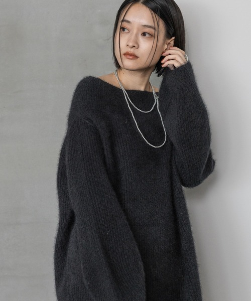 A part by（アパートバイ）の「ラクーンミニワンピース（ワンピース・レディース・グレー/ブラック/キャメル・FREE）」の8枚目の写真