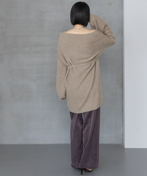 A part by（アパートバイ）の「ラクーンミニワンピース（ワンピース・レディース・グレー/ブラック/キャメル・FREE）」の22枚目の写真