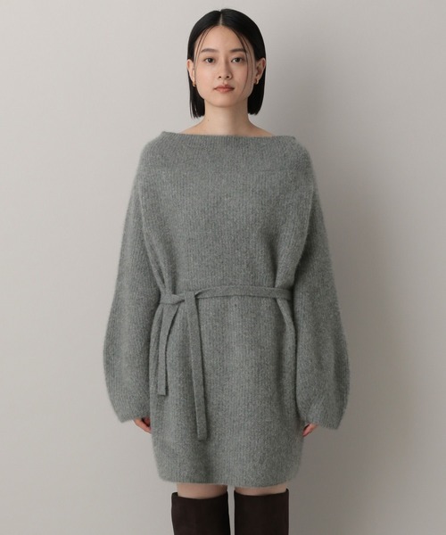 A part by（アパートバイ）の「ラクーンミニワンピース（ワンピース・レディース・グレー/ブラック/キャメル・FREE）」の19枚目の写真