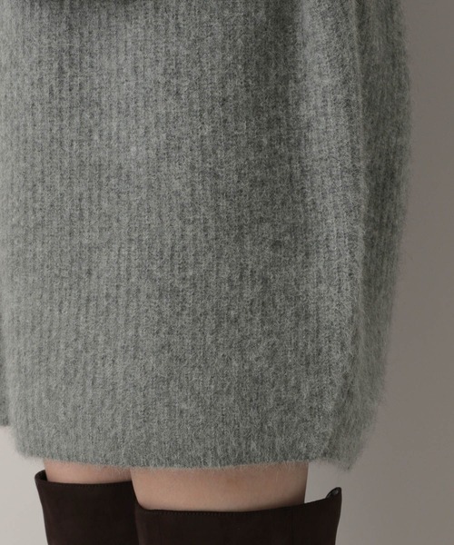 A part by（アパートバイ）の「ラクーンミニワンピース（ワンピース・レディース・グレー/ブラック/キャメル・FREE）」の5枚目の写真