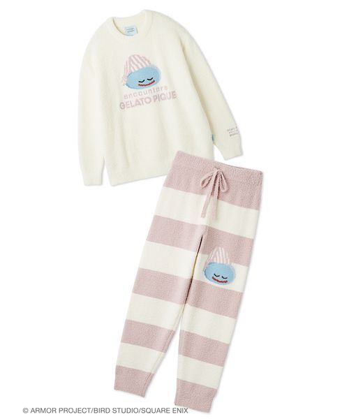 ジェラートピケxドラクエ　スリーピングモンスターロンTロングパンツ　レディース gelato pique｜【ドラゴンクエスト】【ジュニア】スリーピング