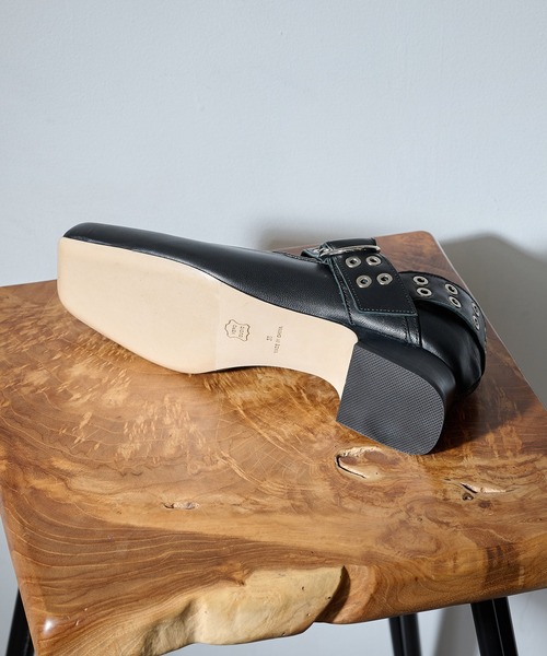 ALM.（アルム）の「【ALM.】JEWELER LEATHER PUMPS AL117（パンプス・レディース・ブラック/バーガンディー・37/36/38）」の17枚目の写真