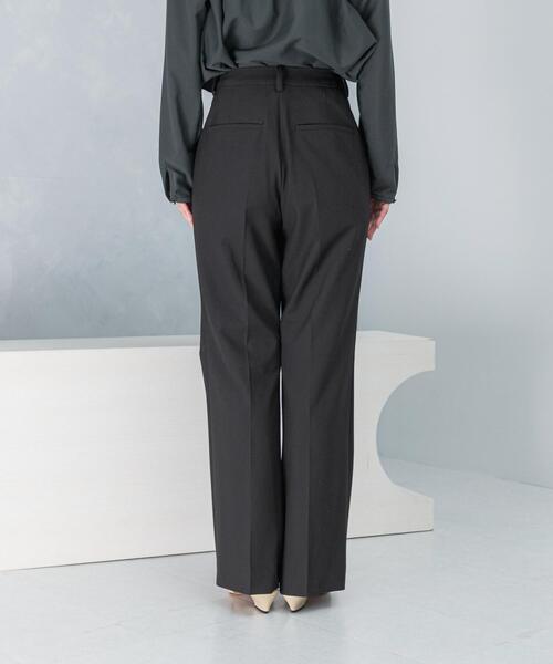 URBAN RESEARCH ROSSO WOMEN（アーバンリサーチ　ロッソ）の「防シワセミフレアパンツ（その他パンツ・レディース・ブラック/グレー・38/40/34/36）」の18枚目の写真