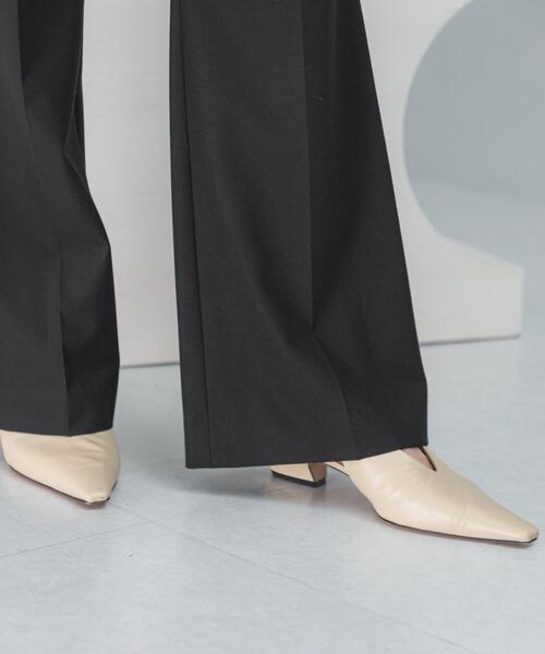 URBAN RESEARCH ROSSO WOMEN（アーバンリサーチ　ロッソ）の「防シワセミフレアパンツ（その他パンツ・レディース・ブラック/グレー・38/40/34/36）」の19枚目の写真