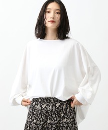 studio CLIP | 《natural by clip》Wバイオドルマンプルオーバー(Tシャツ/カットソー)