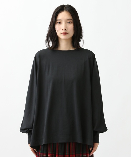 studio CLIP（スタディオクリップ）の「《natural by clip》Wバイオドルマンプルオーバー（Tシャツ/カットソー・レディース・ブラック/ピンク/ブラウン/オフホワイト・FREE）」の20枚目の写真