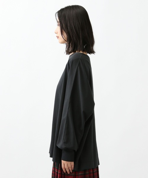 studio CLIP（スタディオクリップ）の「《natural by clip》Wバイオドルマンプルオーバー（Tシャツ/カットソー・レディース・ブラック/ピンク/ブラウン/オフホワイト・FREE）」の19枚目の写真