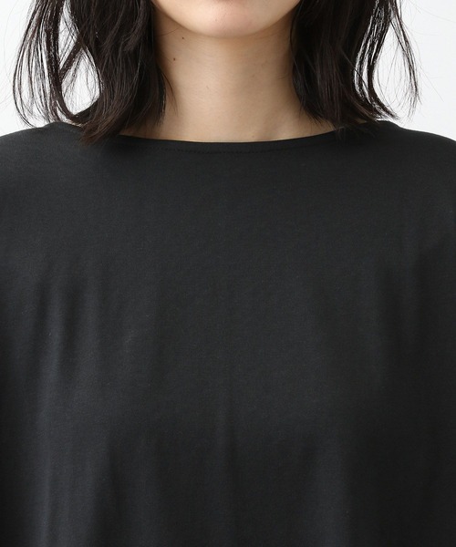 studio CLIP（スタディオクリップ）の「《natural by clip》Wバイオドルマンプルオーバー（Tシャツ/カットソー・レディース・ブラック/ピンク/ブラウン/オフホワイト・FREE）」の17枚目の写真