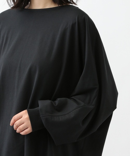 studio CLIP（スタディオクリップ）の「《natural by clip》Wバイオドルマンプルオーバー（Tシャツ/カットソー・レディース・ブラック/ピンク/ブラウン/オフホワイト・FREE）」の16枚目の写真