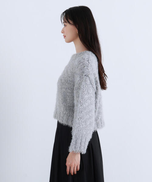 セール】◇2wayネックスラブヤーンニット（ニット/セーター）｜NATURAL