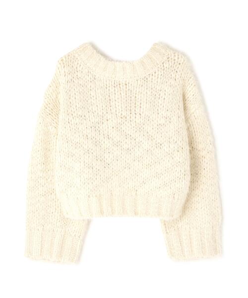 NATURAL BEAUTY BASIC(ナチュラルビューティーベーシック)の「◇2wayネックスラブヤーンニット(ニット/セーター・レディース・ライトグリーン/グレー/オフホワイト・FREE)」の18枚目の写真