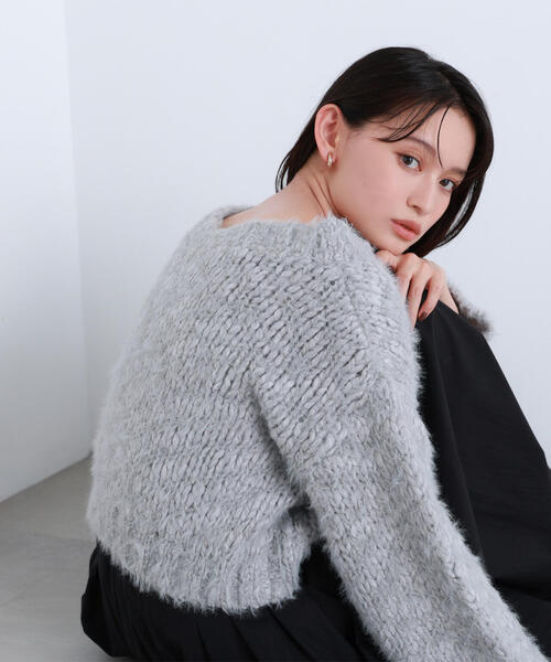セール】◇2wayネックスラブヤーンニット（ニット/セーター）｜NATURAL