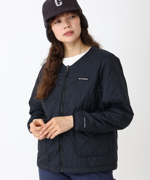Columbia（コロンビア）の「撥水 防寒 Columbia／ウィメンズ バーティカルグライドII インシュレーテッド ジャケット／コロンビア（その他アウター・レディース・ブラック/ベージュ/ブルーグリーン・S/M/L/XL）」の2枚目の写真