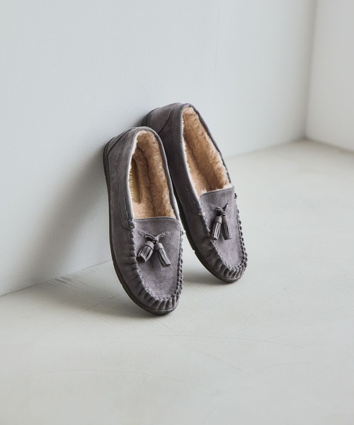撥水】タッセルファーモカシン（モカシン/デッキシューズ）｜studio