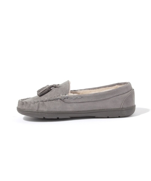 モカさん専用 撥水】タッセルファーモカシン（モカシン/デッキシューズ）｜studio