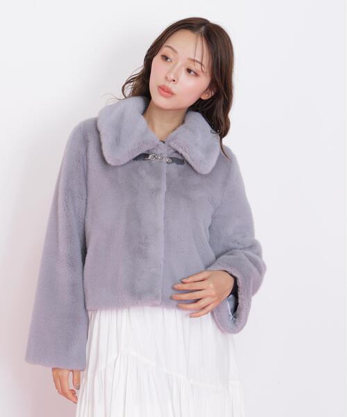 JILL by JILL STUART(ジルバイジルスチュアート)の「◇フェイクファーショートジャケット(その他アウター・レディース・ホワイト/ブラウン/グレー・SMALL/MEDIUM)」の16枚目の写真