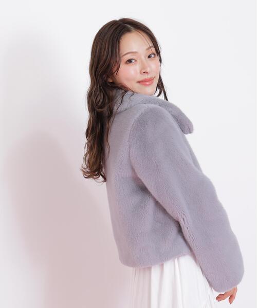 JILL by JILL STUART(ジルバイジルスチュアート)の「◇フェイクファーショートジャケット(その他アウター・レディース・ホワイト/ブラウン/グレー・SMALL/MEDIUM)」の17枚目の写真