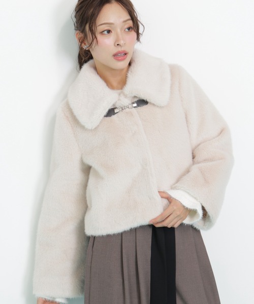 新品 JILL STUART 23AW カーリーフェイクファーショートブルゾン 楽天市場】【SALE／80%OFF】カーリーフェイクファーショート