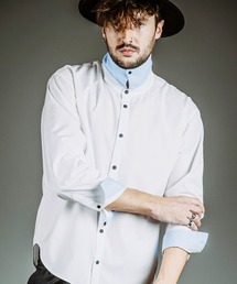 【NO ID.】Shirt with Neck Tie / ネクタイ 付 シャツ