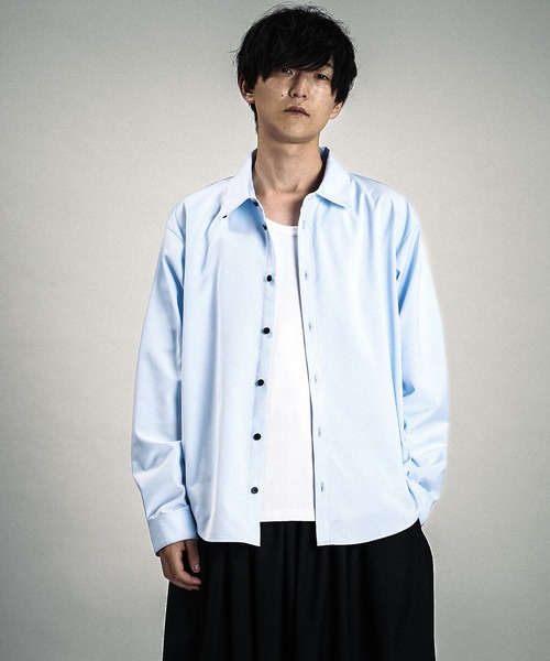 NO ID.（ノーアイディ）の「【NO ID.】Shirt with Neck Tie / ネクタイ 付 シャツ（シャツ/ブラウス・メンズ・サックスブルー/グレー/ホワイト・ONE SIZE）」の15枚目の写真