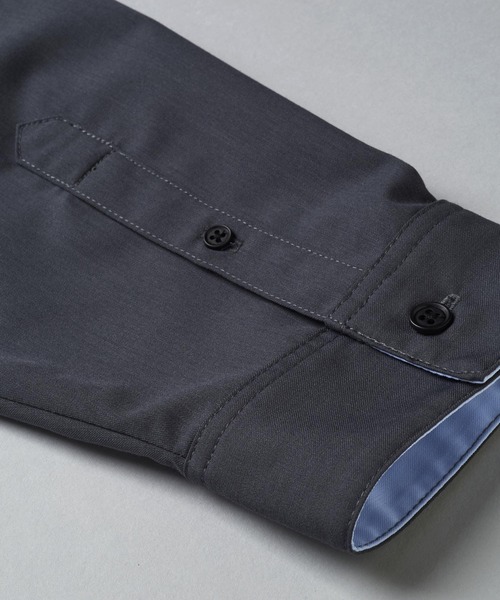 NO ID.（ノーアイディ）の「【NO ID.】Shirt with Neck Tie / ネクタイ 付 シャツ（シャツ/ブラウス・メンズ・サックスブルー/グレー/ホワイト・ONE SIZE）」の11枚目の写真