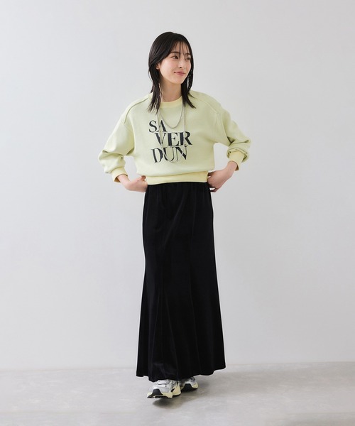 VIS(ビス)の「スウェットライクジャガードロゴニット(ニット/セーター・レディース・クリーム/ネイビー/ライトグレー・FREE)」の16枚目の写真