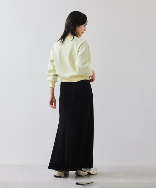 VIS(ビス)の「スウェットライクジャガードロゴニット(ニット/セーター・レディース・クリーム/ネイビー/ライトグレー・FREE)」の17枚目の写真