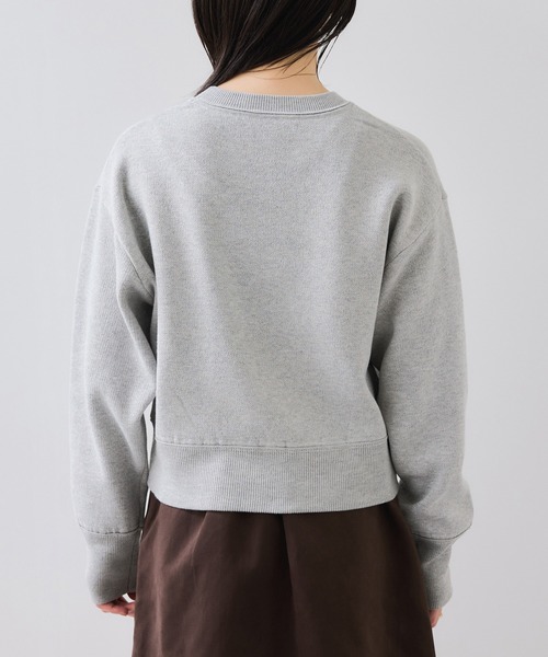 VIS(ビス)の「スウェットライクジャガードロゴニット(ニット/セーター・レディース・クリーム/ネイビー/ライトグレー・FREE)」の20枚目の写真