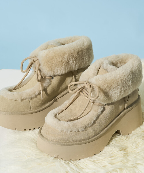 限定展開 UGG/アグ W ESMEE LACE UP/エスミ―レースアップ[6～8サイズ