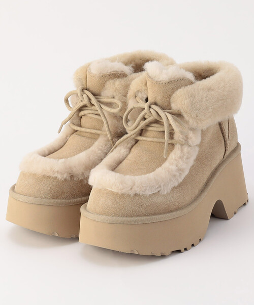 UGGレースアップブーツ 限定展開 UGG/アグ W ESMEE LACE UP/エスミ―レースアップ[6～8