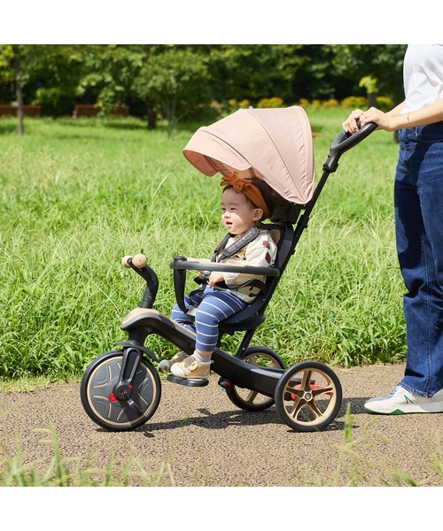 DADWAY(ダッドウェイ)の「エクスプローラー トライク 4in1 ベビーカーJP PKG(ベビーカー/ベビーカー用品・キッズ・ミント/サンドベージュ/ブラック・FREE)」の3枚目の写真