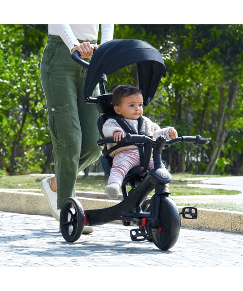 DADWAY(ダッドウェイ)の「エクスプローラー トライク 4in1 ベビーカーJP PKG(ベビーカー/ベビーカー用品・キッズ・ミント/サンドベージュ/ブラック・FREE)」の1枚目の写真