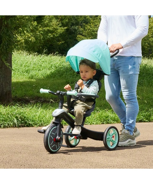 DADWAY(ダッドウェイ)の「エクスプローラー トライク 4in1 ベビーカーJP PKG(ベビーカー/ベビーカー用品・キッズ・ミント/サンドベージュ/ブラック・FREE)」の11枚目の写真